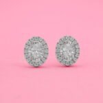 Daimonds Earrings Ovalia Setting