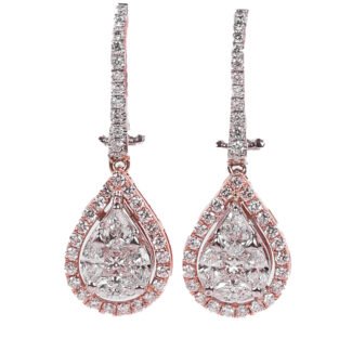 Anting berlian eropa model spencer setting