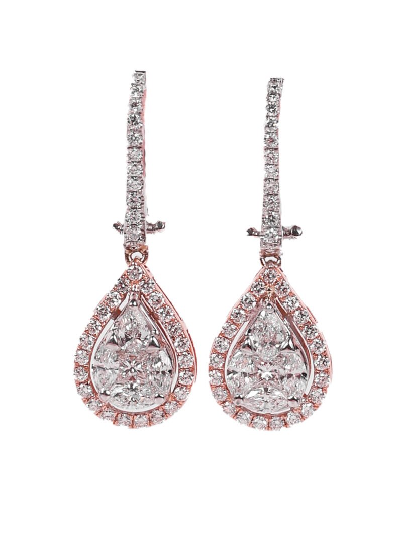 Anting berlian eropa model spencer setting