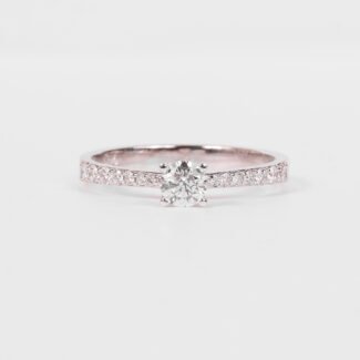 Ring Solitaire Cathedral Setting