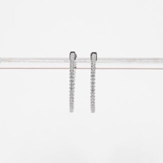 Earring Ring Hoop Extra Large Setting