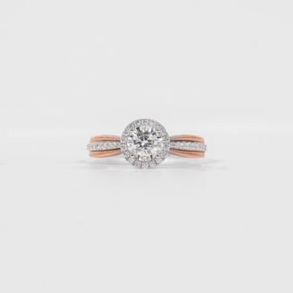 Ring Sherly Setting GIA 0.3ct VVS2 E Color