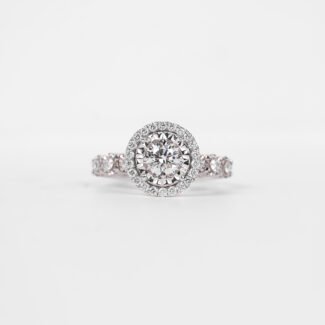 Ring Wilona Setting GIA 0.53CT IF E Color