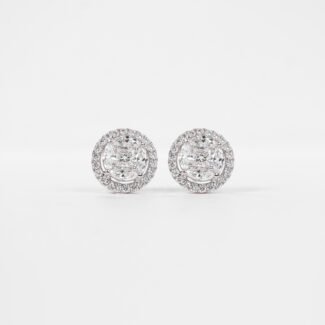 Earring Esperanza Halo Setting