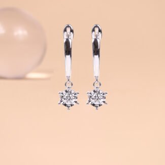 Earring Solitaire Dangling Setting