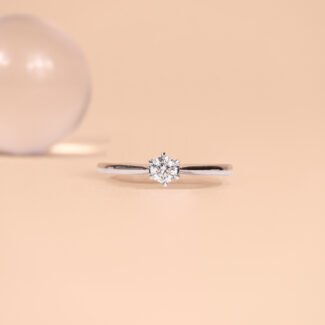 Ring Solitaire 6 Prong Setting