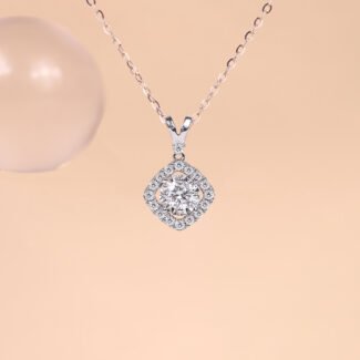 Pendant Vienna Setting GIA 0.2CT VVS1 D Color